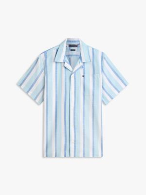 Мужские рубашки Tommy Hilfiger Regular Fit Twill Camp Shirt — фото 5