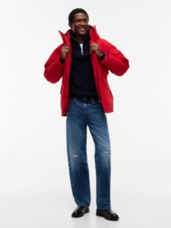 Fisherman Knit Quarter-Zip Sweater — Navy Blue 2