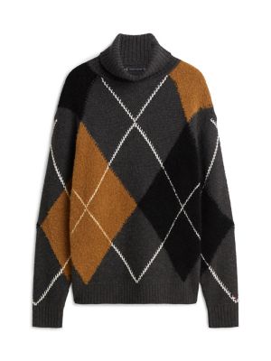 Argyle Wool-Blend Turtleneck Sweater | Tommy Hilfiger