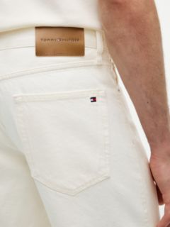 Regular Fit Garment-Dyed Denim Short — Ivory Petal 3