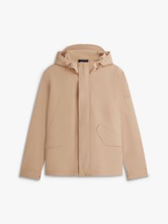 Water-Repellent Packable Hooded Jacket — Coastal Taupe 6