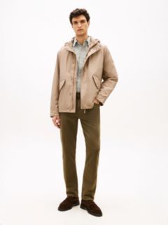 Water-Repellent Packable Hooded Jacket — Coastal Taupe 3