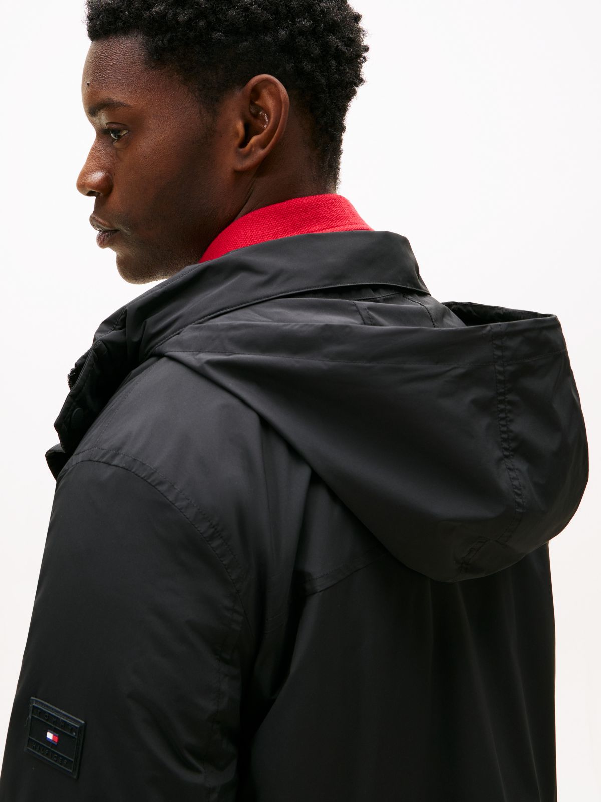 Water-Repellent Packable Field Jacket — Black