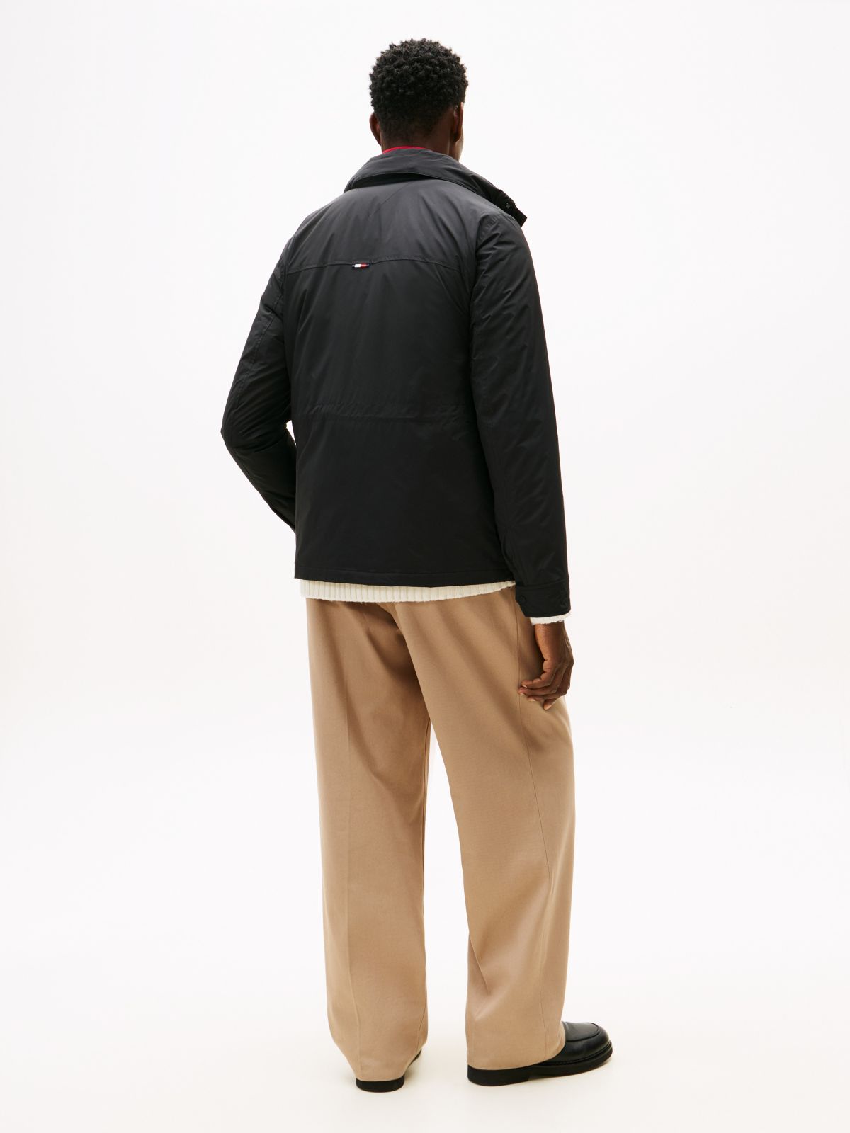 Water-Repellent Packable Field Jacket — Black