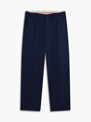 Мужские брюки Tommy Hilfiger Cotton-Linen Blend Utility Chino — фото 5