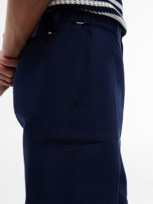 Мужские брюки Tommy Hilfiger Cotton-Linen Blend Utility Chino — фото 3