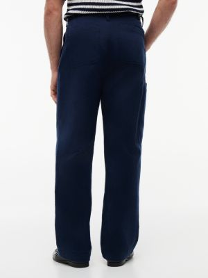 Мужские брюки Tommy Hilfiger Cotton-Linen Blend Utility Chino — фото 4
