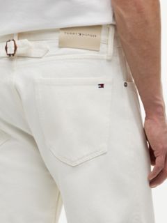 Garment-Dyed Loose Jean — White 3