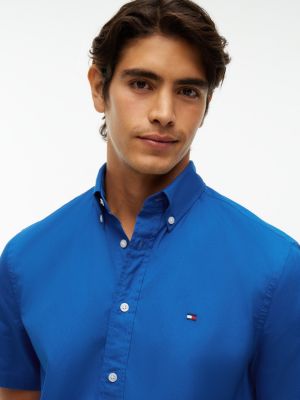 Мужские рубашки Tommy Hilfiger Regular Fit Short-Sleeve Shirt — фото 3