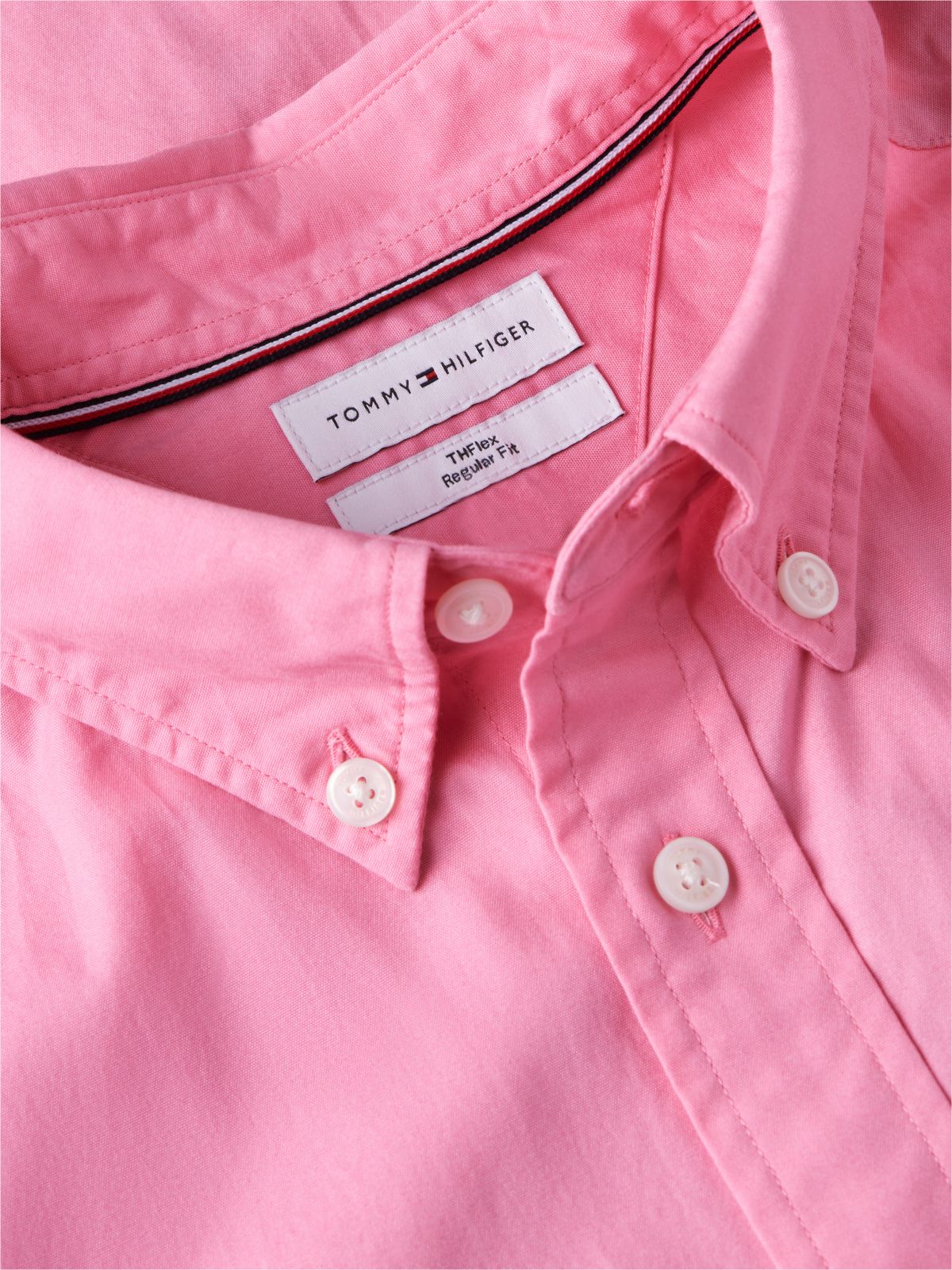 Regular Fit Short-Sleeve Shirt — Blush