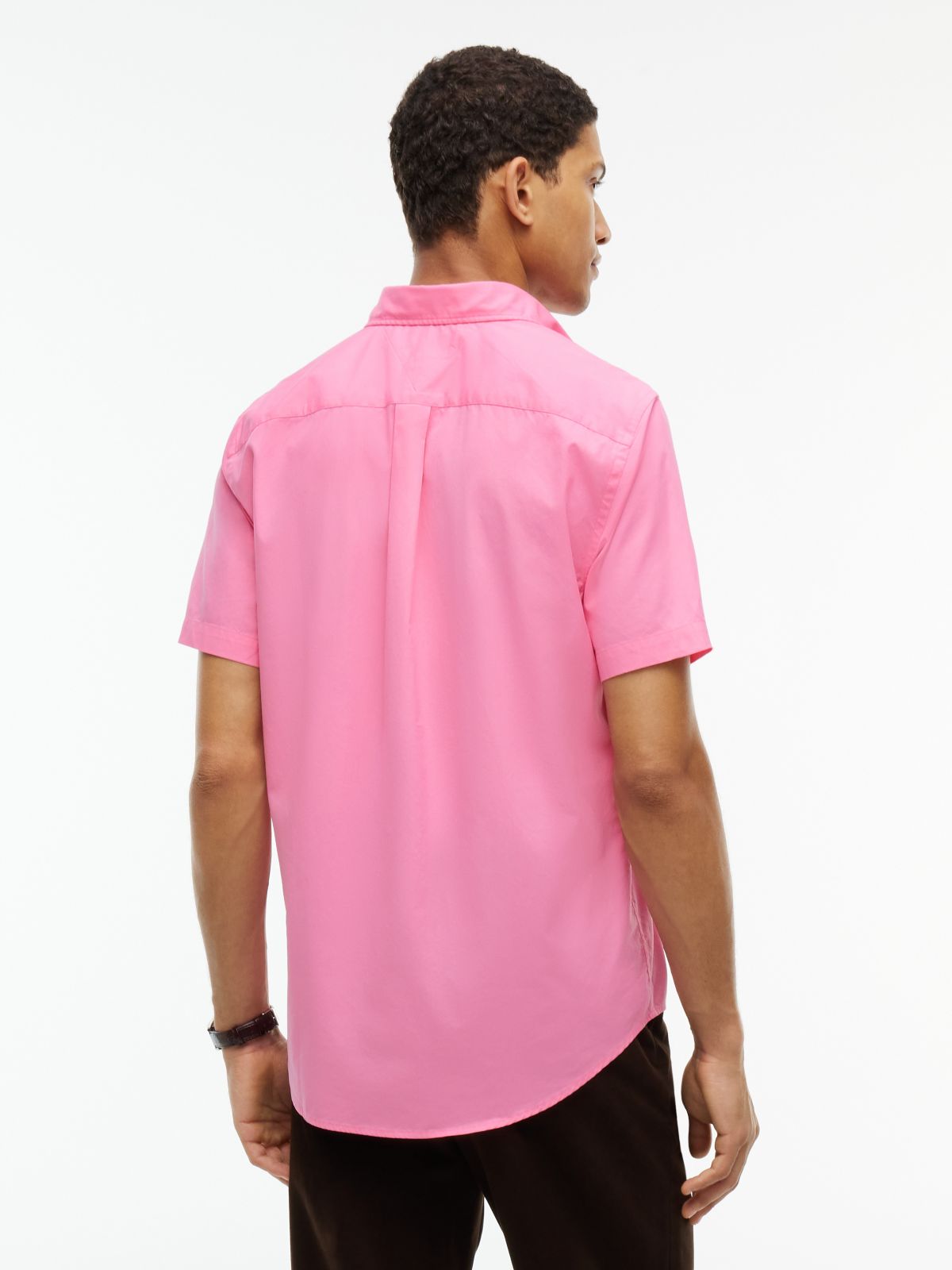 Regular Fit Short-Sleeve Shirt — Blush