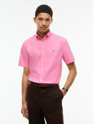 Regular Fit Short-Sleeve Shirt, Blush