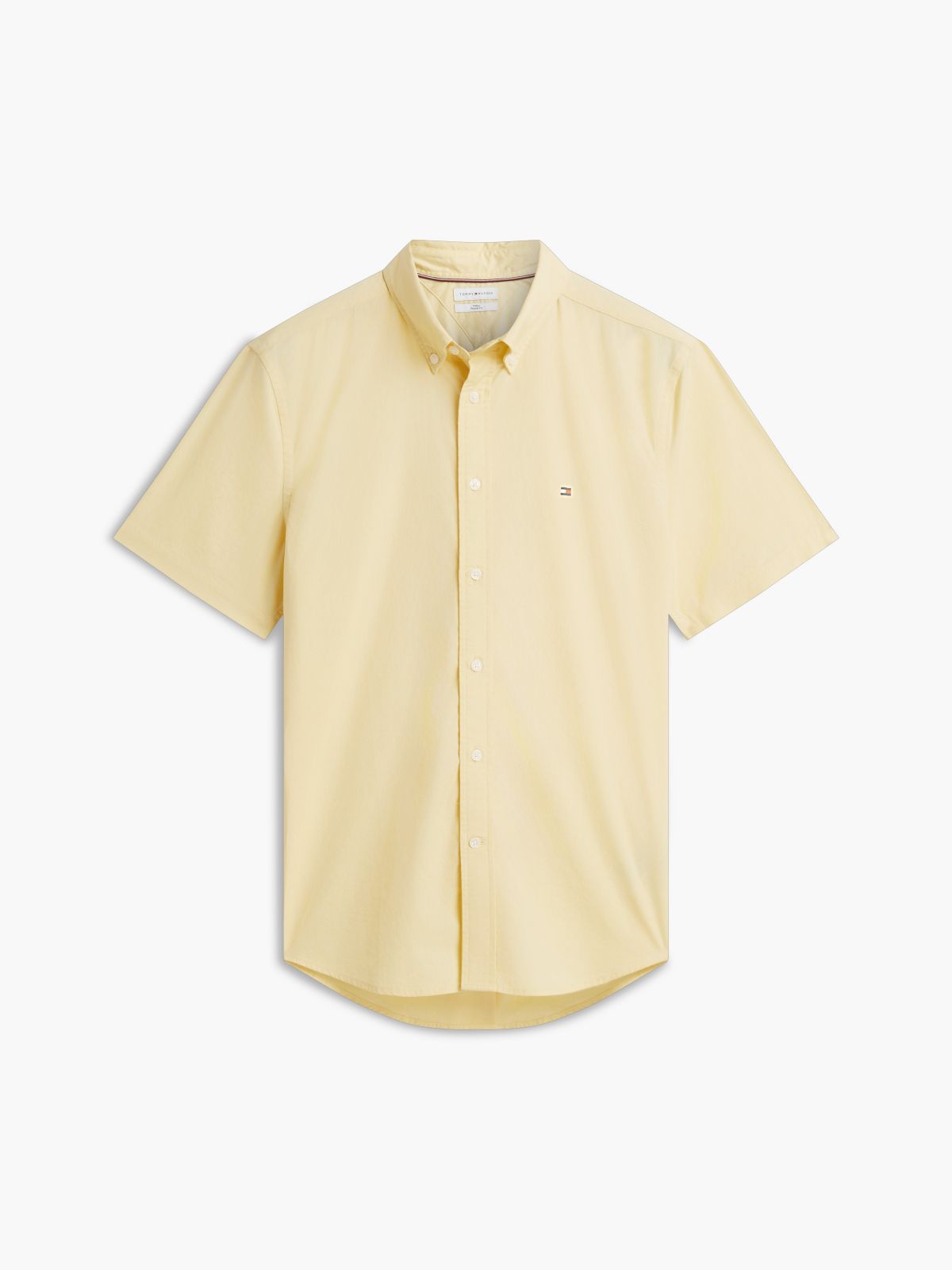 Regular Fit Short-Sleeve Shirt — Light Daffodil