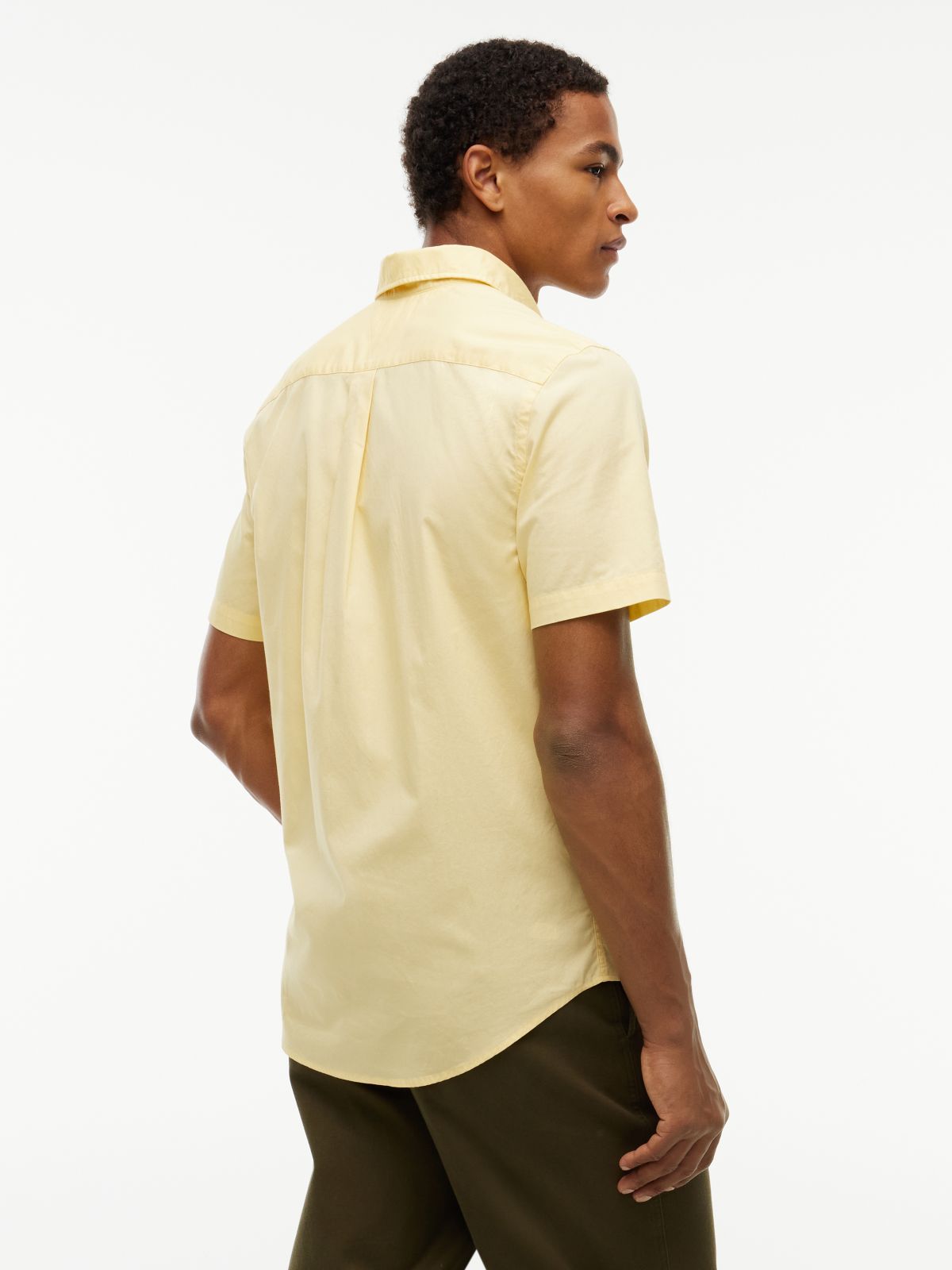 Regular Fit Short-Sleeve Shirt — Light Daffodil