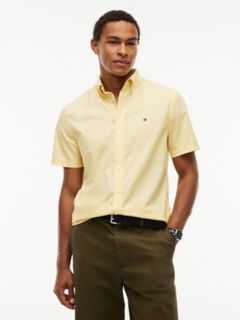 Regular Fit Short-Sleeve Shirt — Light Daffodil 1