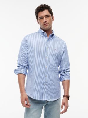 TH Performance Striped Oxford Shirt, Regal Blue/White Stripe