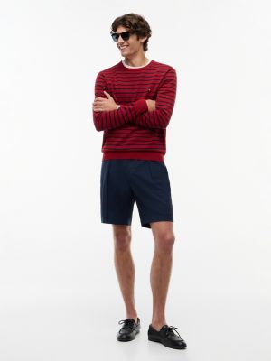 Мужские брюки Tommy Hilfiger New York Label Pleated Wool Chino Short — фото 2