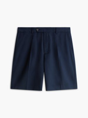 Мужские брюки Tommy Hilfiger New York Label Pleated Wool Chino Short — фото 5