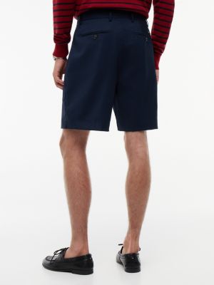 Мужские брюки Tommy Hilfiger New York Label Pleated Wool Chino Short — фото 4