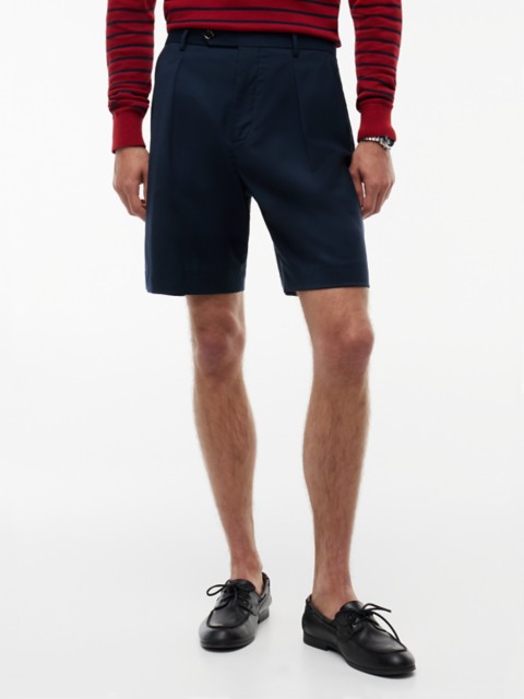 Мужские брюки Tommy Hilfiger New York Label Pleated Wool Chino Short