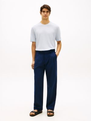 Мужские футболки Tommy Hilfiger New York Label Cotton-Linen T-Shirt — фото 3