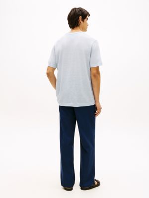 Мужские футболки Tommy Hilfiger New York Label Cotton-Linen T-Shirt — фото 4