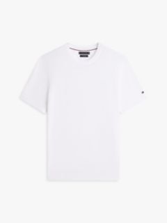New York Label Cotton-Linen T-Shirt — White 5