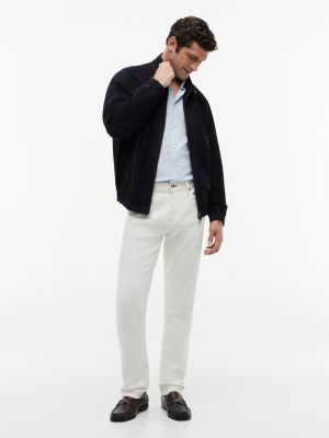 Мужские куртки Tommy Hilfiger Relaxed Suede Moto Jacket — фото 2