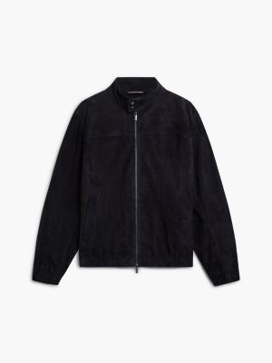 Мужские куртки Tommy Hilfiger Relaxed Suede Moto Jacket — фото 7