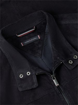Мужские куртки Tommy Hilfiger Relaxed Suede Moto Jacket — фото 8