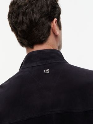 Мужские куртки Tommy Hilfiger Relaxed Suede Moto Jacket — фото 3