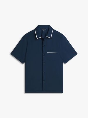 Мужские рубашки Tommy Hilfiger Relaxed Fit Lightweight Wool Shirt — фото 5