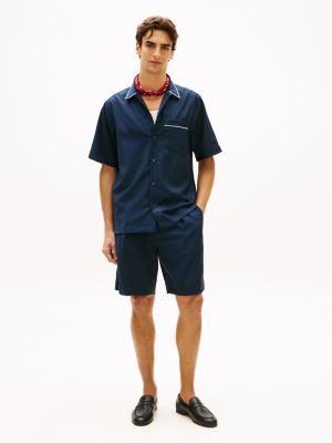 Мужские рубашки Tommy Hilfiger Relaxed Fit Lightweight Wool Shirt — фото 3