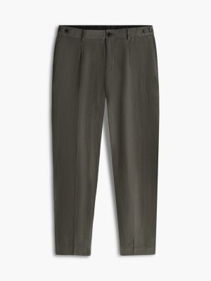 Мужские брюки Tommy Hilfiger Garment-Dyed Linen Tapered Pant — фото 5