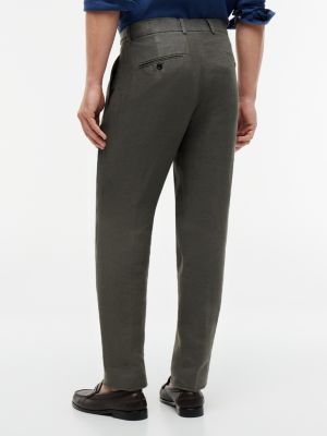 Мужские брюки Tommy Hilfiger Garment-Dyed Linen Tapered Pant — фото 4