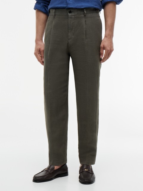 Мужские брюки Tommy Hilfiger Garment-Dyed Linen Tapered Pant