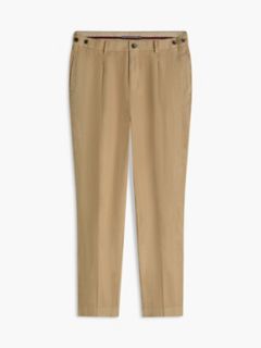 Garment-Dyed Linen Tapered Pant — Sandalwood 5