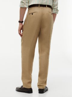 Garment-Dyed Linen Tapered Pant — Sandalwood 4
