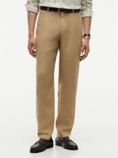 Garment-Dyed Linen Tapered Pant — Sandalwood 1
