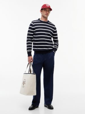 Мужские брюки Tommy Hilfiger Relaxed Light Wool-Blend Seersucker Pant — фото 2