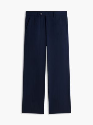 Мужские брюки Tommy Hilfiger Relaxed Light Wool-Blend Seersucker Pant — фото 5
