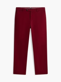 New York Label Garment-Dyed Flex Chino — Magma Red 5