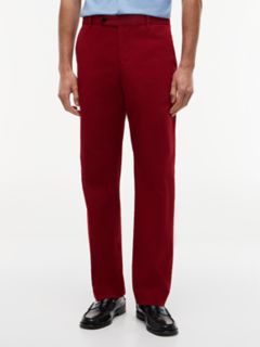New York Label Garment-Dyed Flex Chino — Magma Red 1