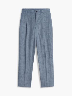Мужские брюки Tommy Hilfiger New York Label Glen Plaid Linen Pant — фото 5
