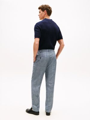 Мужские брюки Tommy Hilfiger New York Label Glen Plaid Linen Pant — фото 4