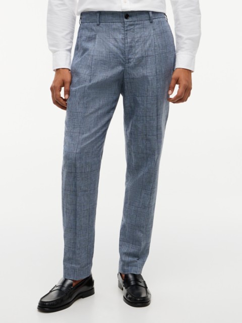 Мужские брюки Tommy Hilfiger New York Label Glen Plaid Linen Pant