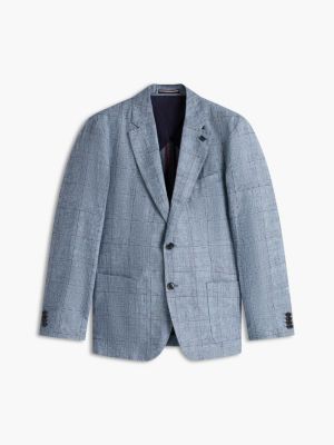 Мужские пиджаки Tommy Hilfiger New York Label Regular Fit Linen Blazer — фото 6