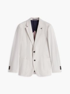 Regular Fit Dobby Blazer — Sandalwood 6