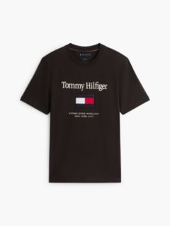 Embroidered Flag Logo T-Shirt — Black 5