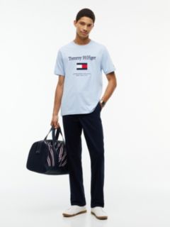 Embroidered Flag Logo T-Shirt — Sky Blue 2